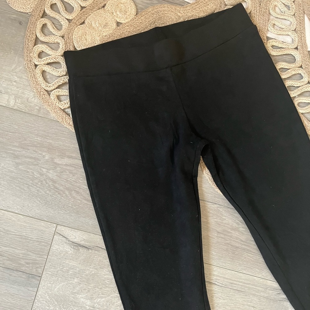 Olivaceous Faux Suede Leggings